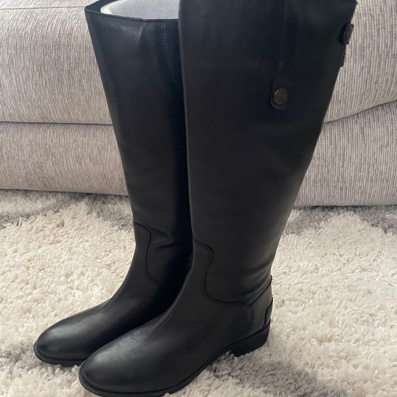 Sam Edelman PENNY WIDE CALF LEATHER RIDING BOOT size 7m *NWOT* in original box - Picture 3 of 4